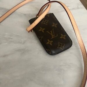 Authentic Louis Vuitton Card Holder Lanyard